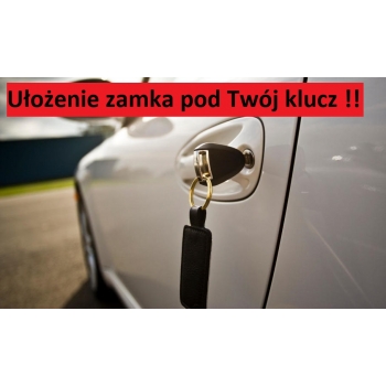 Ułożenie zamka pod Twój klucz-Audi-Citroen-Fiat-Opel-Peugeot-VW-Skoda-Seat